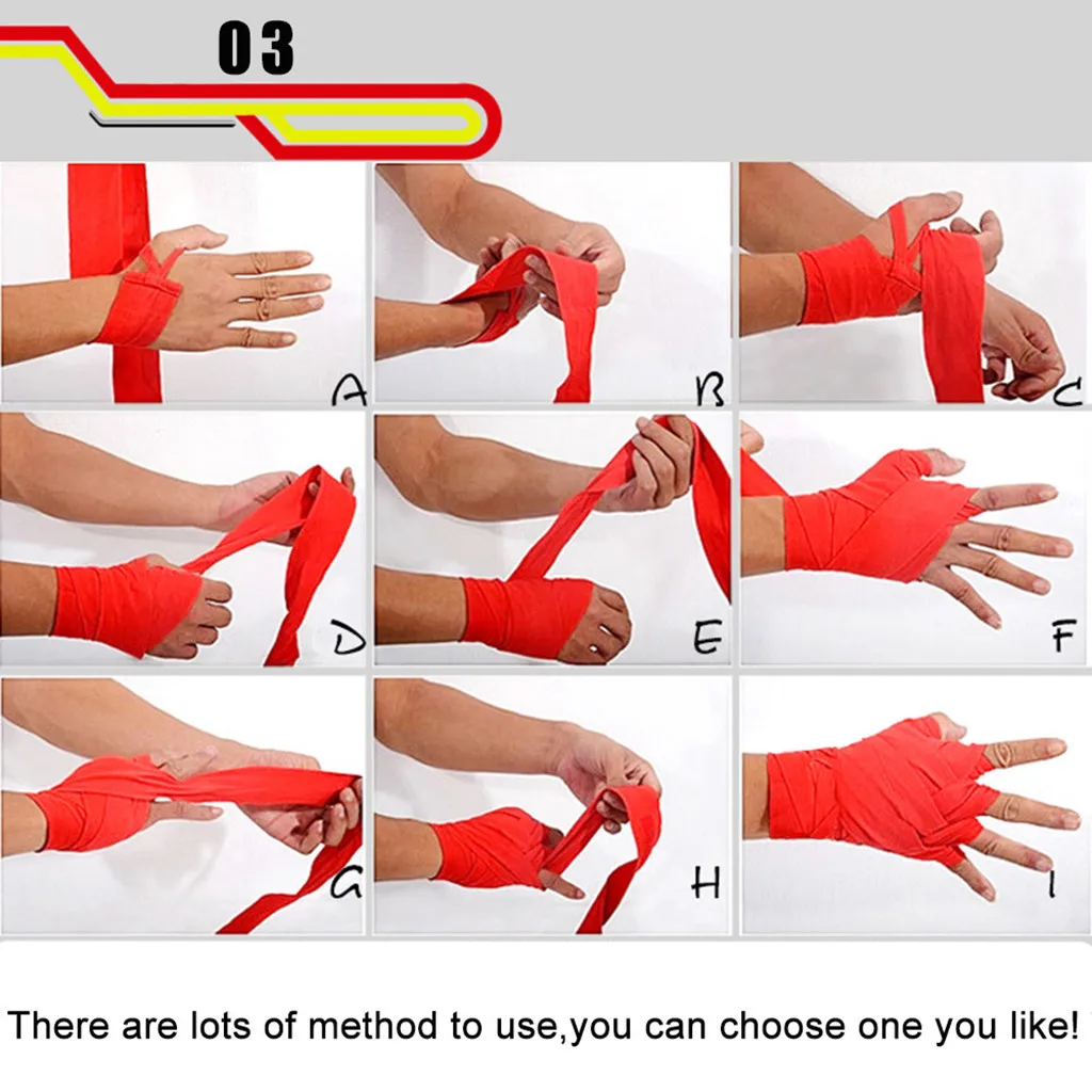 2,5 м хлопковые боксерские ручные обертывания бандаж боксерский защита запястья кулак для перфорирования тхэквондо боксерский бандаж для рук Прямая поставка 10
