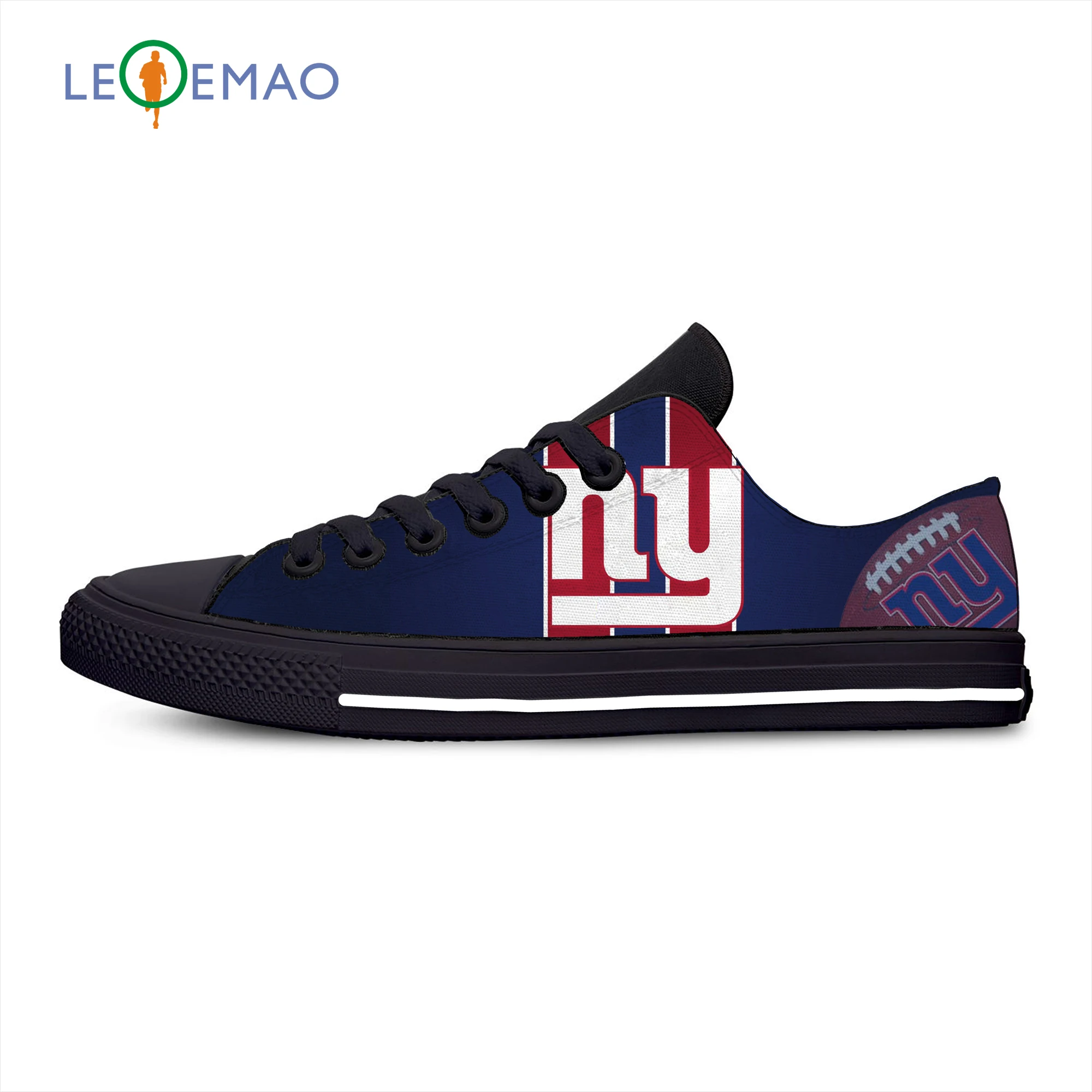 

Customize The Giants Image Printing Men's Canvas Shoes Lace Up Shoes For Man Sneakers New York Football Fans