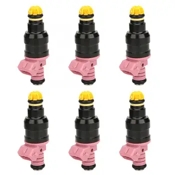 

6Pcs Fuel Injectors Kit Replacement 0280150440 Fit for 328i/Z3/M3/528i Rubber Fuel Injector Set Car Accessories