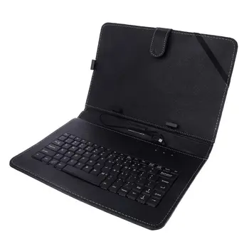 

Hot Micro USB Keyboard Folio PU Leather Case Cover For 7