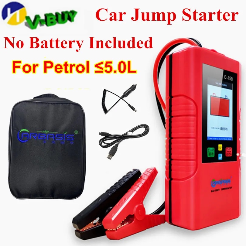 

DHL Free Newest Car Power Bank Jump Starter C158 C-158 For Petrol Instant Charging Emergency Power Supply