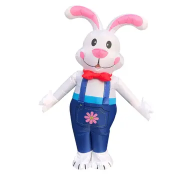 

Inflatable Suits Blow Up Rabbit Fancy Dress Costume Outfit Halloween Cosplay Party Dress Clothes for Adult