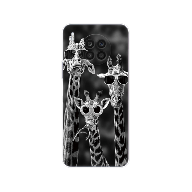 Honor 50 Lite Case 6.67inch Silicon Back Cover Phone Case For Huawei Honor 50 Lite Soft Case TPU Bumper 50Lite Light Funda