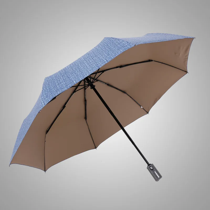 

Customizable New Style Creative Fashion Cowboy Three Fold Umbrella Automatic Umbrella Outdoor Color Plastic College Style All-We