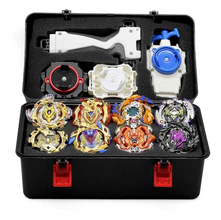 Combination A15 Набор игрушек Beyblade Burst, набор бейблэйд Арена, набор бейблэйд, металлический сплав, боевой гироскоп 4D с 4 пусковыми лопастями, вращающиеся лопасти, игрушки - Цвет: Combination A15