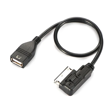 

Onever AMI MMI MDI AUX to USB Audio Cables Music MP3 MP4 Data Charging Adapter for Audi A4 A3 A5 A8 A6 Universal