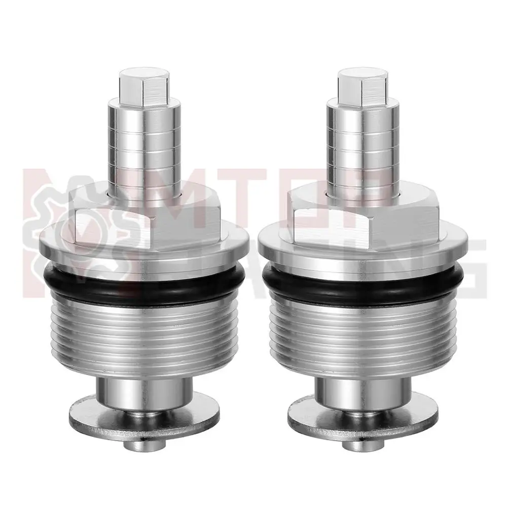 Preload Fork Cap For Honda CX500 1982 Adjustable Fork Bolts 35mm Black