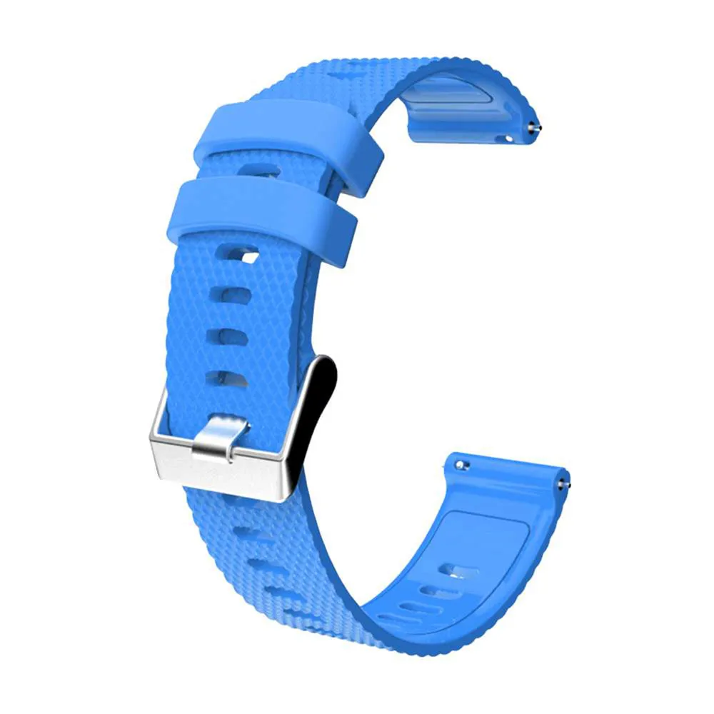 Силиконовый ремешок для часов Garmin vivoactive3/3 MUSIC/HR/Forerunner 245/645 MUSIC Approach S40 для TicWatch E для huawei 2