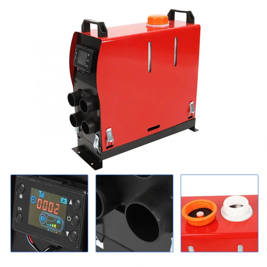 1 Set DC 5KW 12V Air Diesel Fuel Parking Heater LCD Monitor for Motor Home Trailer Truck Yacht