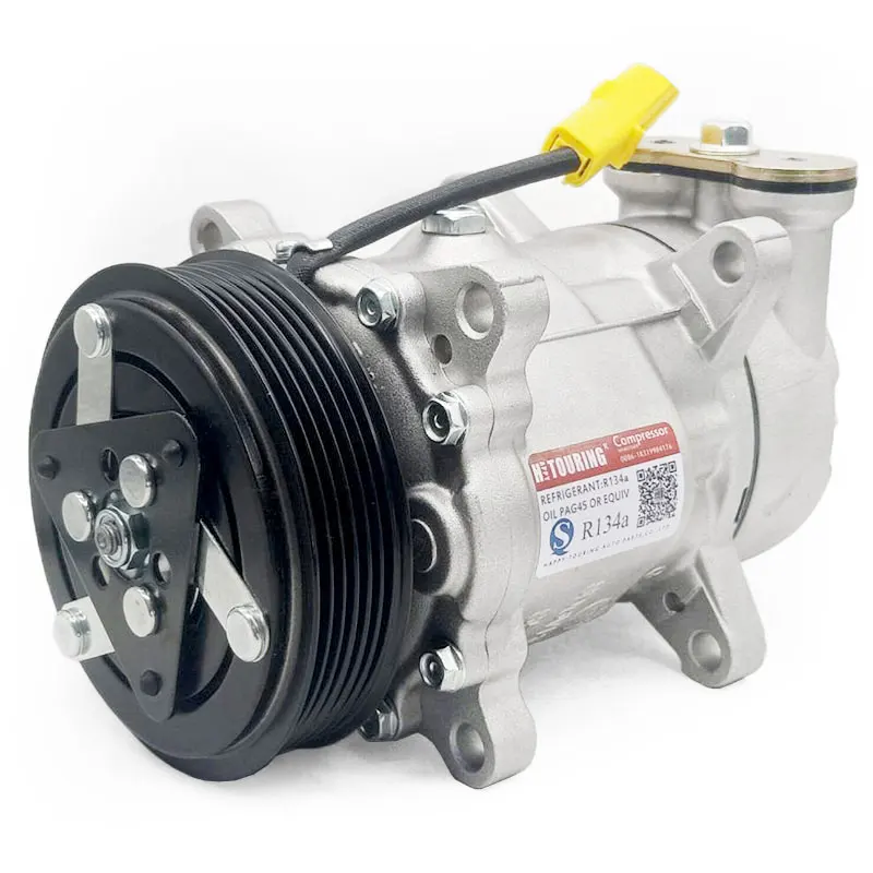 Компрессор SD6V12 для Peugeot 206 307 A/C Citroen BERLINGO XSARA C2 C3 98 03 9646273380 9646273880 6453LH 6453KS