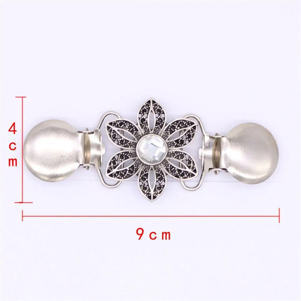 Sewing Clips Garment Clips Clothes Clips 1 Pcs Retro Clothing Windbreaker Shawl Clip Ladies Anti-fade Sweater Clip Connecting Button Fashion Brooch Accessories