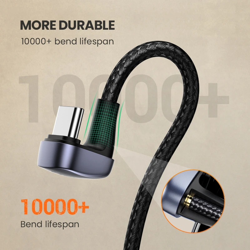 Ugreen 3A usb type-C кабель для samsung S10 S9 Plus угол 180 ° Быстрая зарядка USB C кабель для nintendo Switch мобильный телефон USB шнур