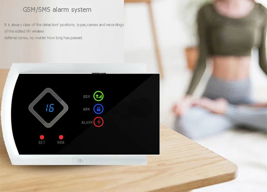 Sistemas de Alarme Sistema de Segurança em Casa Sgooway Smarts Android App Alarmes Frete Grátis Gsm Ios 3 Cheap system android