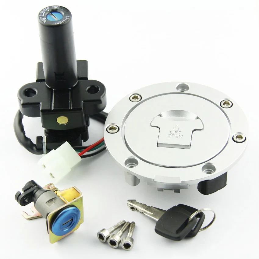 

Motorcycle Ignition Switch Kit Assembly Fuel Gas Cap Tank Cover With 2 Keys For Honda CB750 F2 CB Seven Fifty CB1300