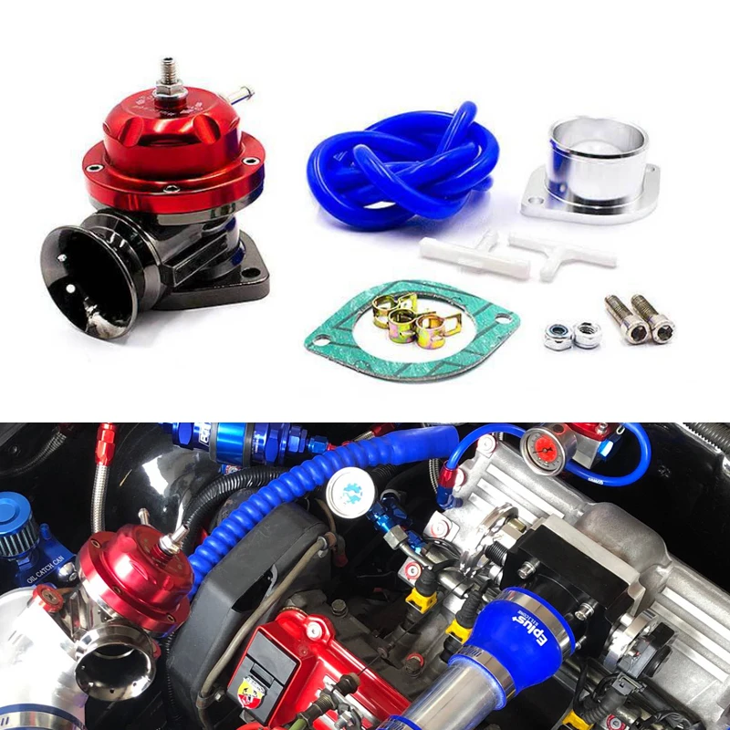 

Type-RS Turbo Blow off Valve Adjustable 25psi BOV With 63mm 2.5" Flange Pipe For GD-RS FV RZ Blow Off Valve Adapter L=150mm