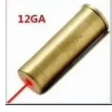 12GA 50 шт. CAL. 9 мм. 45. 30. 222REM. 223REM 7,62X39 30-30WIN 7X57R. 308 7,62X54. 38 20GA картридж с красным лазерным отверстием Sighter Boresighter - Цвет: 12GA