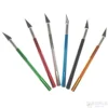 ESPLB Colorful Metal Scalpel Knife Non-slip Cutter Carving Engraving Craft Knives with extra #11 Blades for PCB Mobile Phone 2