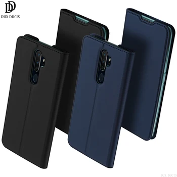

Dux Ducis Flip Case For OPPO A9 2020 & A5 2020 Card Slot Holder Wallet Stand Cover TPU Soft Bumper Protective Anti-knock Case