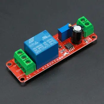

Cuburtas NE555 12V DC Adjustable 0-10 Second Timer Delay Relay Switch Module Shield for Arduino Raspberry Pi