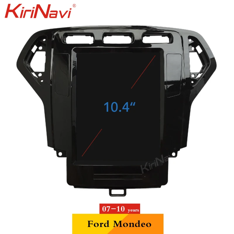 US $217.30 KiriNavi Telsa Style Vertical Screen 104 Android 100 Car Radio GPS Navigation For Ford Mondeo Car Dvd Multimedia 20072010 4G