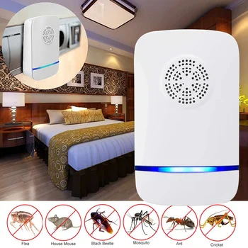 

US/ EU / AU Plug Mosquito Killer Electronic Repeller Reject Rat Ultrasonic Insect Repellent Anti Rodent Bug Reject