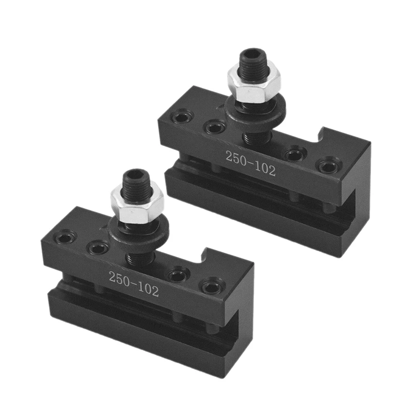 

2Pcs 6-12 Inch 2 AXA Boring Turning Quick Change Tool Post Facing Holder 250-102 for CNC Lathe Tool Kit