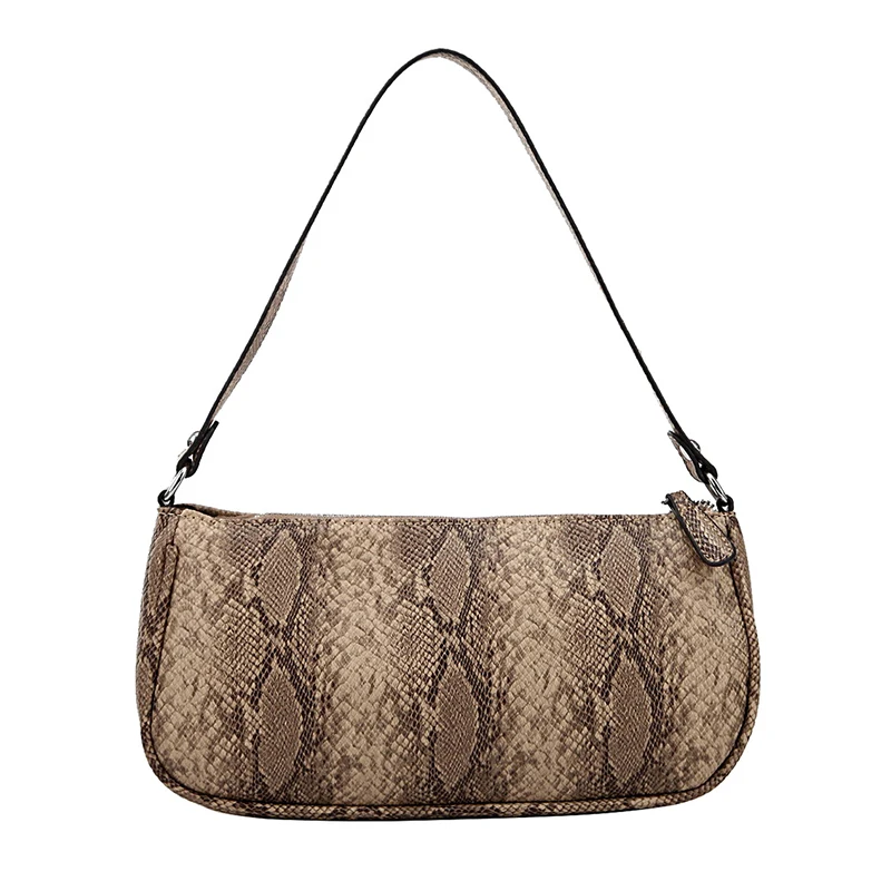 

Multifunction Luxury Brand Shoulder Bag Snake Pattern Design Handbag for Lady Large Capacity Travel Crossbody Bag Pouch Phone