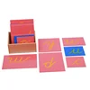 Montessori Lower Case Mobile Alphabet Cursive Sandpaper Letters Puzzle Wooden Language Materials Early Educational Equipment 1