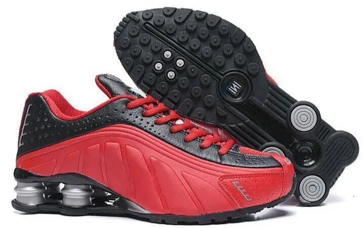2019 Новая мужская спортивная обувь Shox R4 новая роскошная черно белая Тройная 40 46| |