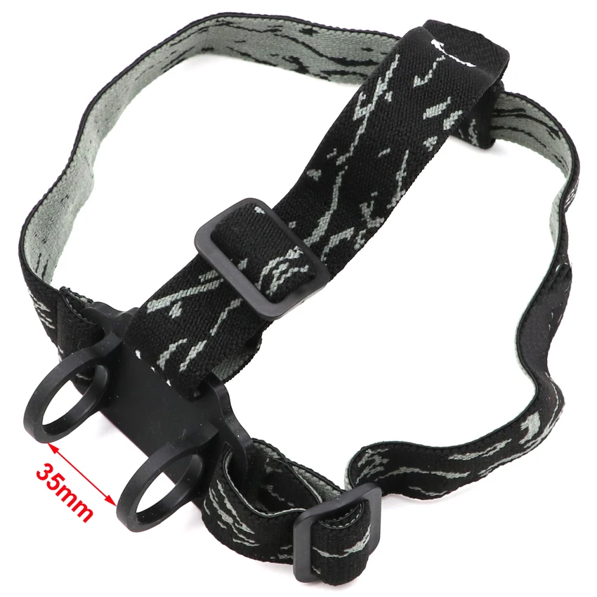 Head Belt Head Strap Mount Holder Headband for Diameter 24mm to 28mm 18650 26650 Headlight Flashlight Lamp Torch lamp 1 pc
