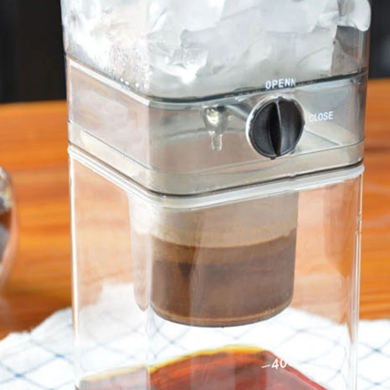 Household Iced Coffee Pot Korean Style Glass Ice Coffee Machine Small Drip Type Cold Extraction Coffee Machine