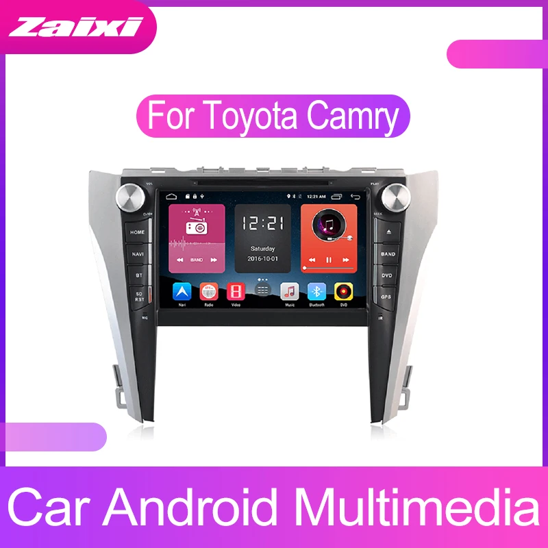 Для Toyota Camry Aurion 2011 2012 2013 2014 2015 2016 2017 автомобильные аксессуары Android GPS-навигация DVD