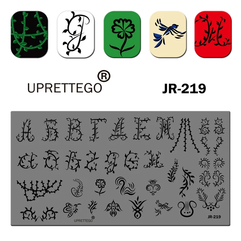 Шаблон штамповочной пластины из нержавеющей стали русская фраза Цветочная буква лампочка свободная линия церковная Орхидея инструмент для ногтей JR211-220