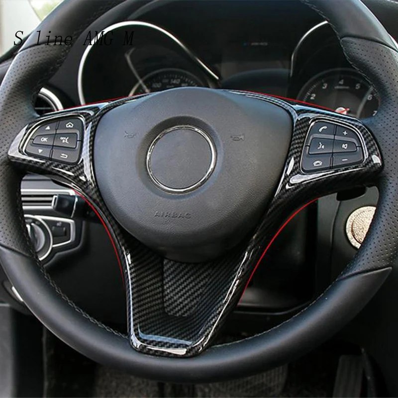 Стайлинг автомобиля углеродное волокно стиль для Mercedes Benz A GLA CLA Class W176 X156 C117 чехлы