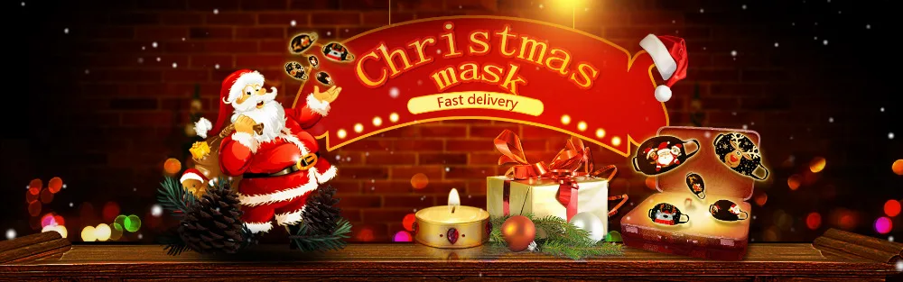 圣诞口罩海报1