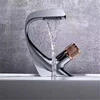 Black Faucet Bathroom Sink Faucets Hot Cold Water Mixer Crane Deck Mounted Drop Ship ► Photo 2/6