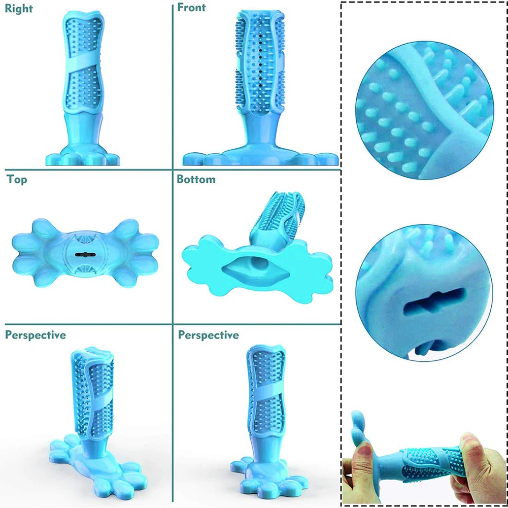 Зубная щетка для домашних питомцев стикер из натурального каучука не токсичен