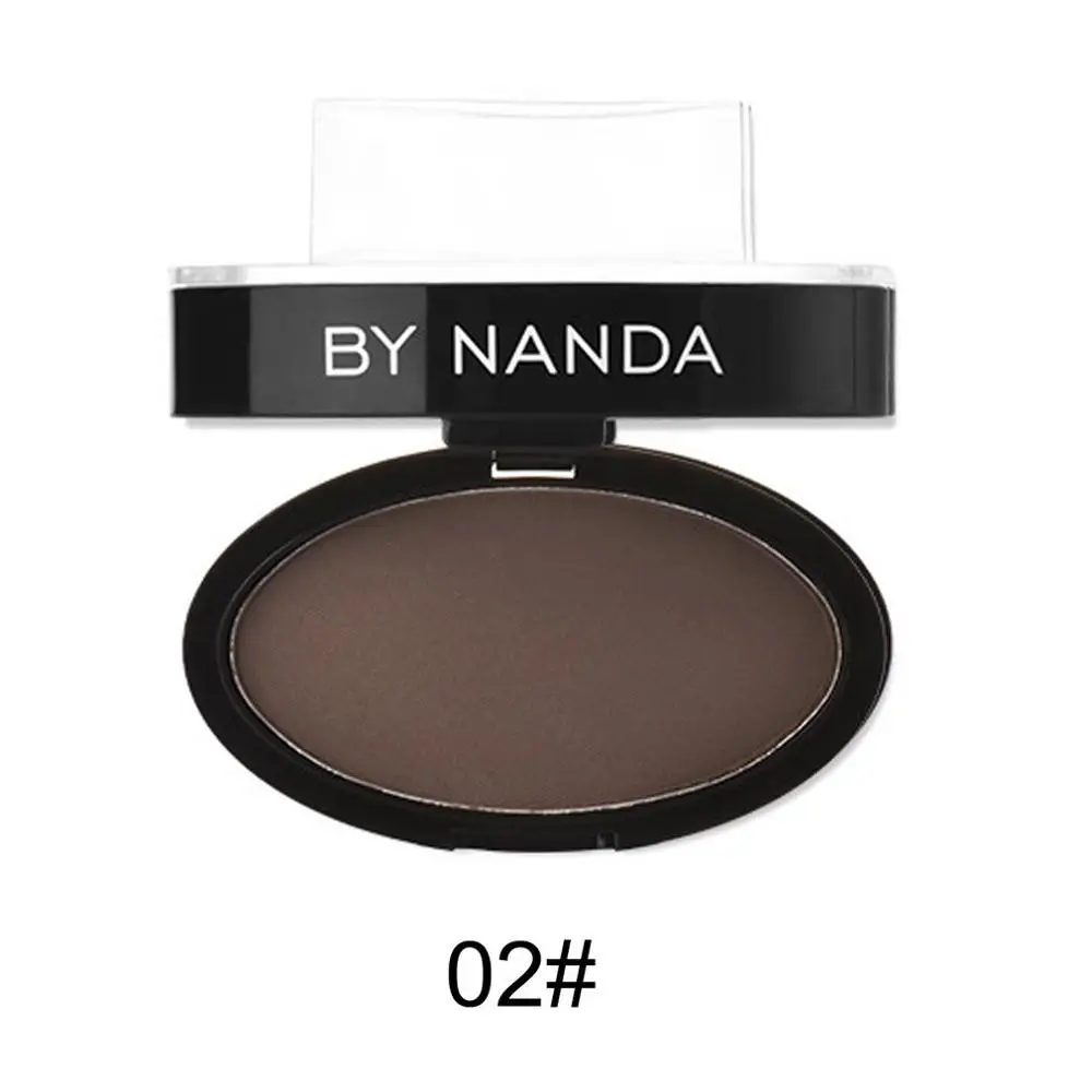 Brown 2019NEW Изготовитель: nanda бровей порошковый уплотнитель набор Водонепроницаемый прямой изогнутой формы топик форма бровей Макияж Косметический инструмент - Цвет: Brown