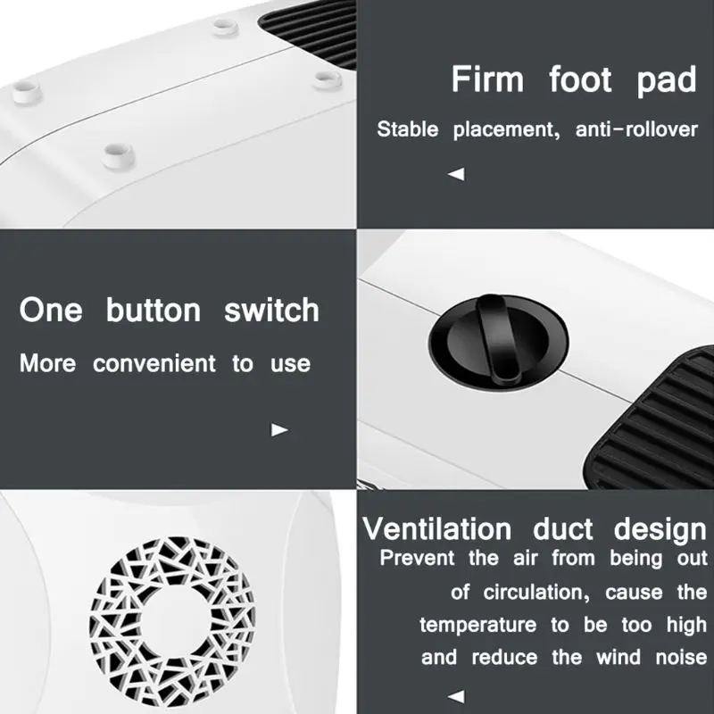 Mini Handy Space Heater Fan Electric Winter Warm Office Winter Warmer Mini Heater