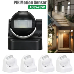 Human Body Motion Inductor PIR Motion Sensor 220-240V Outdoor Lighting Adjustable Angle Waterproof Motion Sensor Light Switch