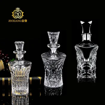 

transparent color home whiskey glass bottle party club wine whiskey Decanter 200827-25