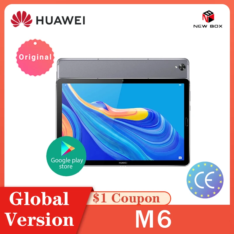 Huawei Mediapad M6 10 1 дюймовый планшет с восьмиядерным процессором Kirin 8 Android 980 Google