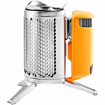 

stainless steel CampStove device for wood stove Outdoor Hiking Camping backpack picnic kitchen bbq 1pc