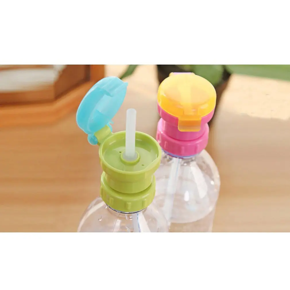 Water Drinking Bottle Cap Cover Replacement With Pp Silicone Food Grade Water Bottle Straw For Kids Children Feeding Drink
