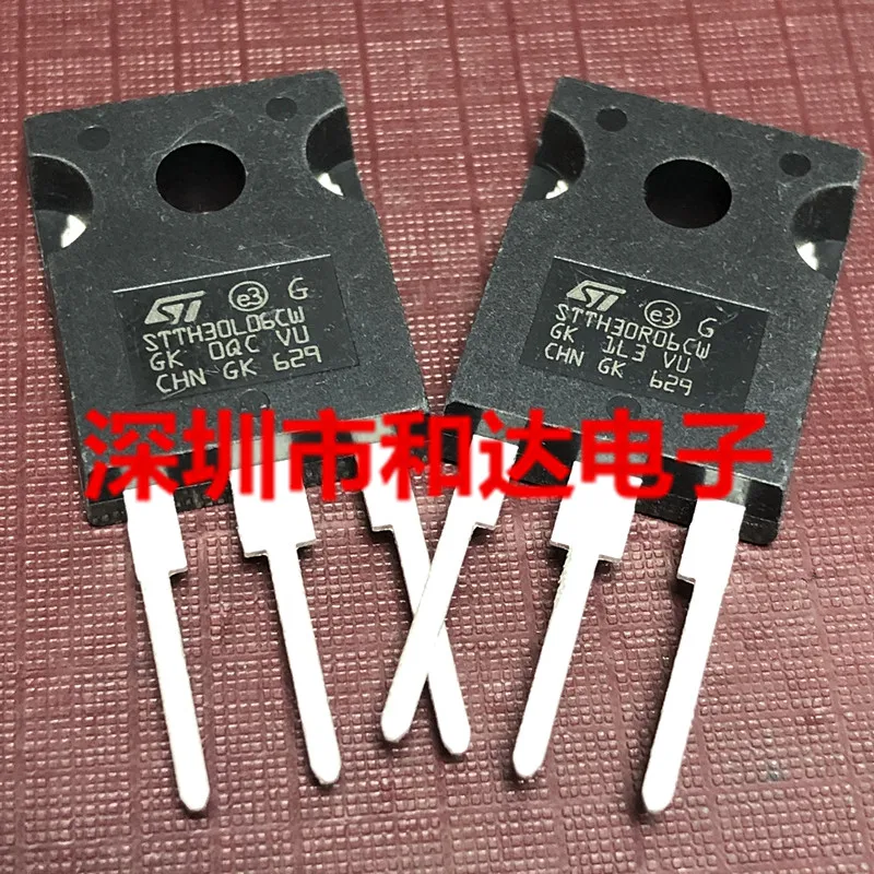 5 шт. STTH30L06CW-247 600V 40A