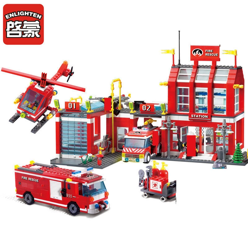 playmobil fire rescue helicopter