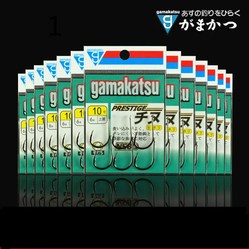 Рыболовный крючок Gamakatsu C1CH3 6 упаковок/упаковка рыболовный с бородкой для