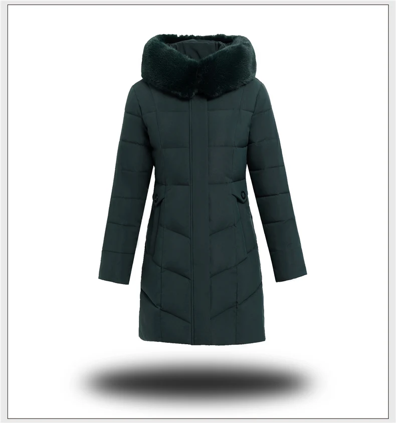 Новая зимняя куртка, женское длинное пальто размера плюс, толстый меховой воротник, зимний пуховик, женские длинные парки, хлопковая верхняя одежда с капюшоном для мамы