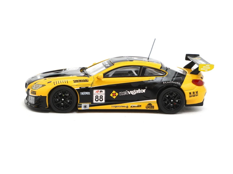 TW 1: 64 M6 GT3 eRacing Grand Prix HK#88 игрушечная машинка из сплава, игрушки для детей, литая модель автомобиля, подарок на день рождения