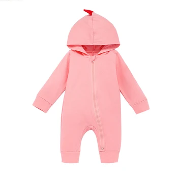 

Melario Baby Boys Girls Romper Autumn Thin Long Sleeve One-Pieces Rompers Solid Cute Cartoon Rompers Kids Clothes